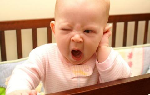 Funny Baby Yawning Picture