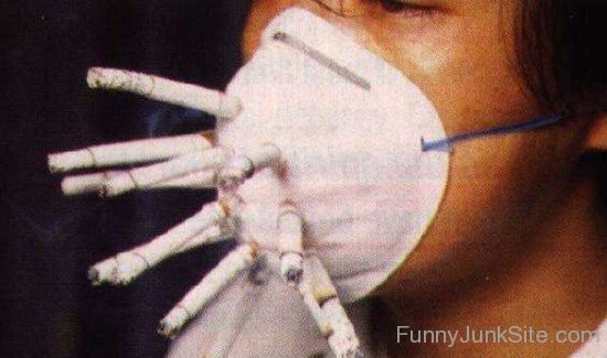 Funny Smoking Cigarette Like A Boss