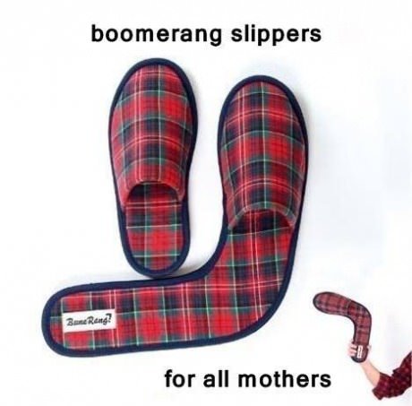 Moms Slippers To Beat Me