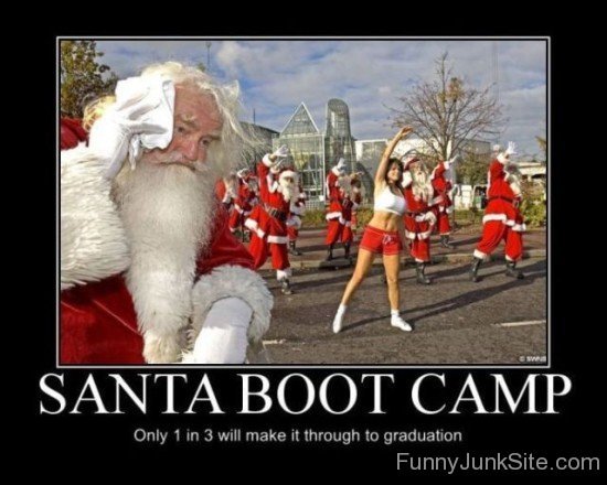 Santa Boot Camp Picture