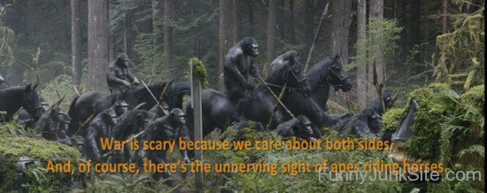 War Is Scary Because We Care About Both Sides