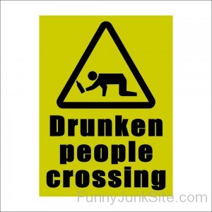 Drunken People Crossing