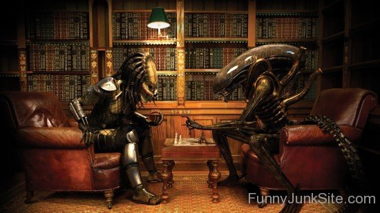 Funny Alien Predator