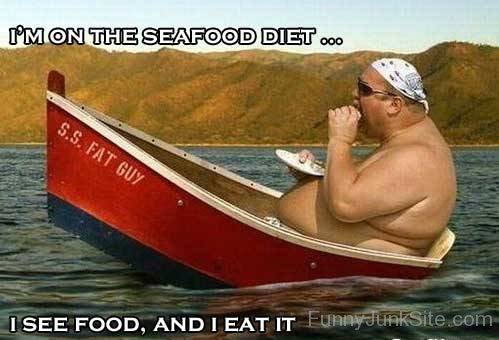 Funny Pictures Diet Man