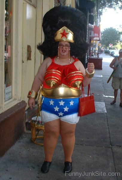 Wonder Girl On Fourth July