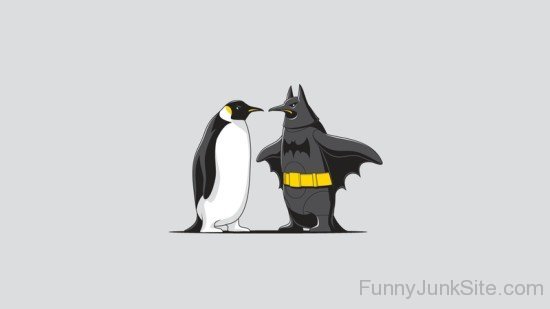 Batman Funny Penguins