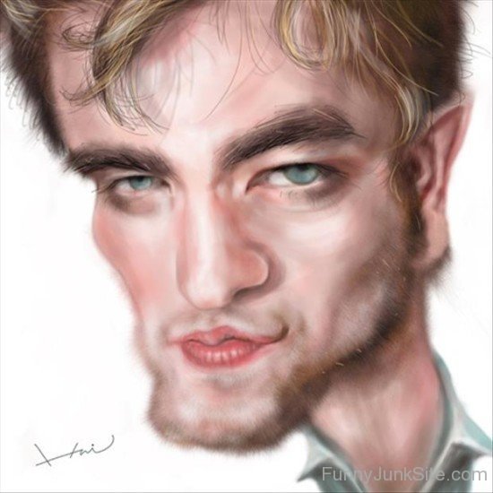 Robert Pattinson Cartoon Fun