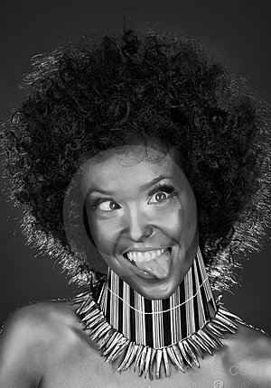 Funny Girl Afro Hair