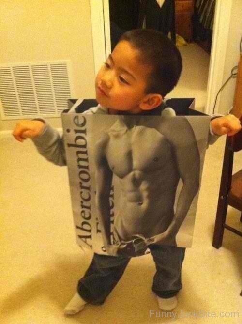 Funny Little Boy Abs