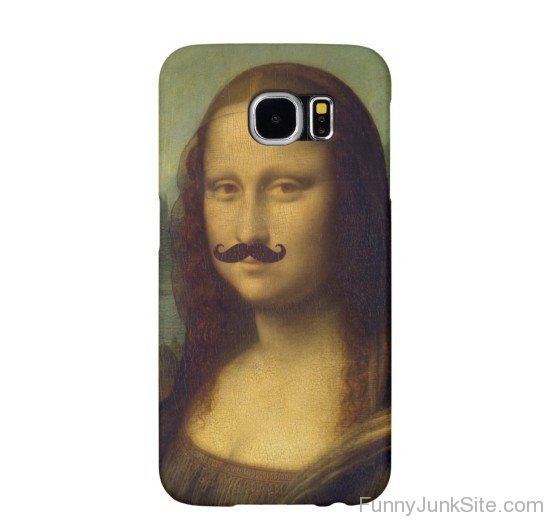 Mona Lisa Funny Mobile Cover