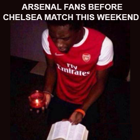 Arsenal Fans Before
