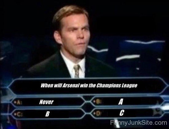 Funny Question On Arsenal