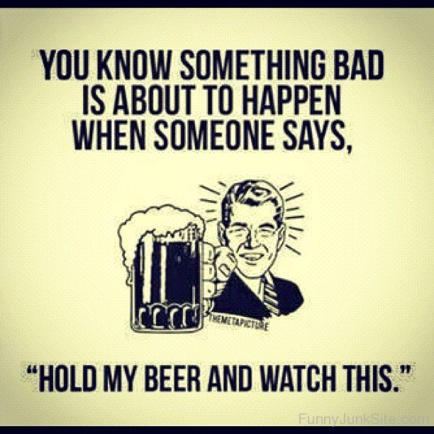 Funny Beer Quotes Hold My Beer And Watch This 5678