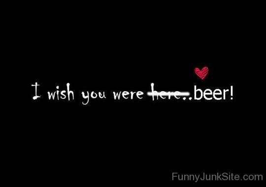 I Wish You Were Beer