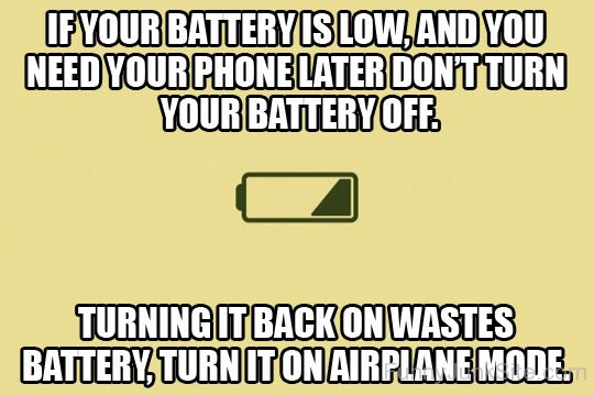 If Your Battery Is Low