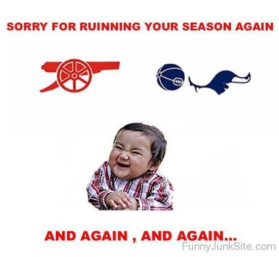Sorry For Ruinning Your Season Again