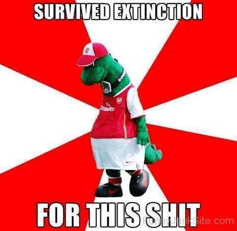 Survived Extinction For This Shit