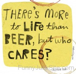 There's More To Life Than Beer