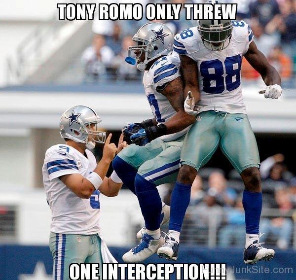 Funny American Football Pictures » Tony Romo Only Threw