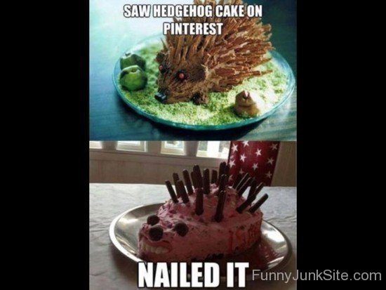 Saw Hedgehog Cake On Pinterest