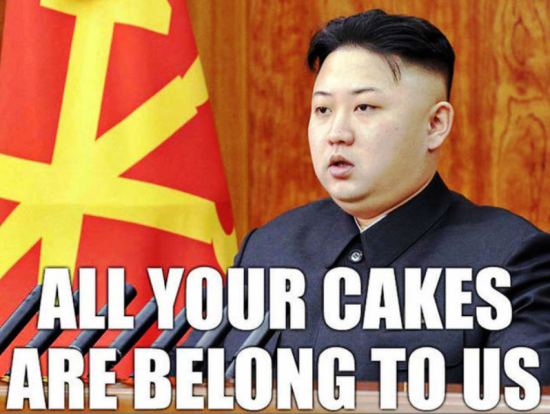 Funny Kim Jong Un Pictures » All Your Cakes Are Belong To Us