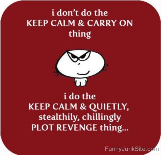 I Don't Do The Keep Calm And Carry On-bt911
