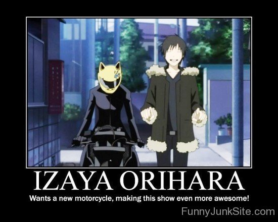 Izaya Orihara Wants A New Motorcycle-hp734