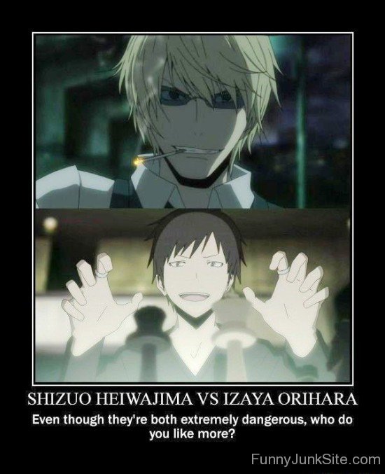 Shizuo Heiwajima Vs Izaya Orihara-hp754