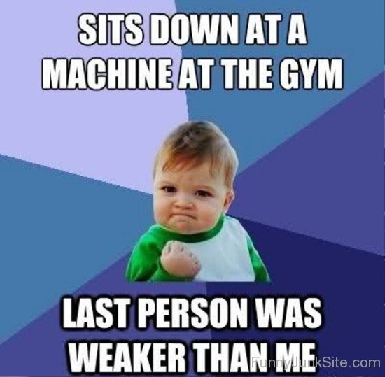 Sits Down At A Machine At The Gym-yb644