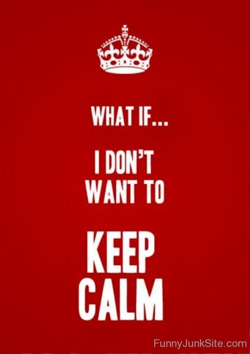 What If I Don't Want To Keep Calm-bt973