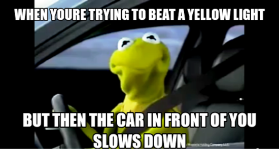 When You're Trying To Beat A Yellow Light-mu446