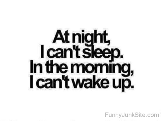 At Night,I Can't Sleep