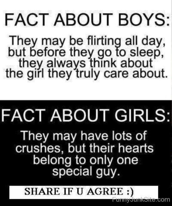 Fact About Boys